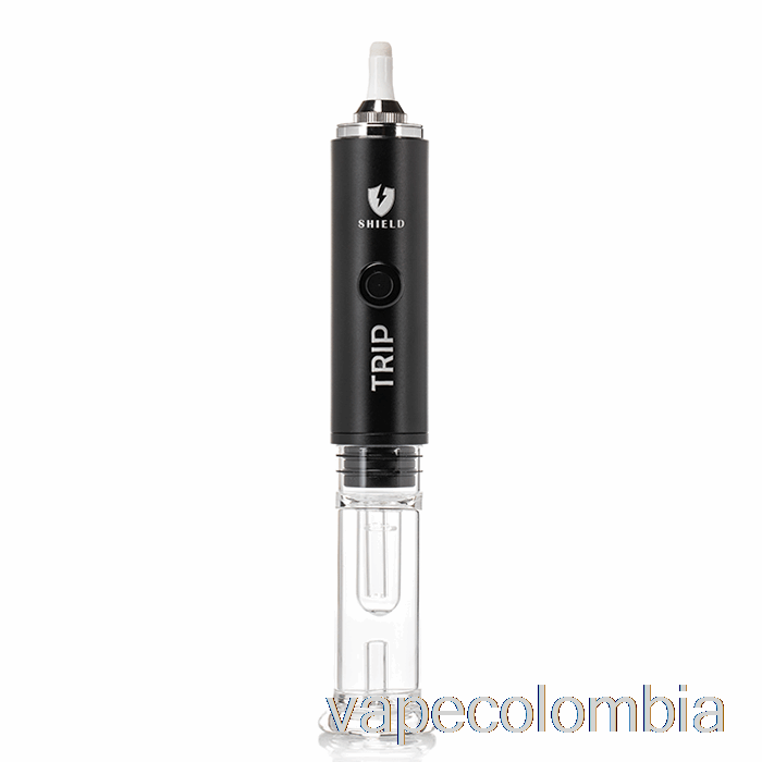Vape Desechable Escudo Viaje Vaporizador Portátil Kit Negro